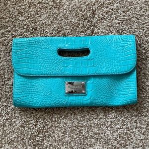 Turquoise clutch